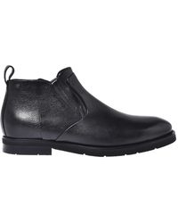 Baldinini - Tumbled Leather Ankle Boots - Lyst