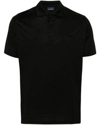 Paul & Shark - Gestricktes poloshirt in schwarz - Lyst