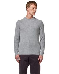 Alpha Studio - Truien & Vesten ,Grijs ,Cashmere Crewneck Sweater - Lyst