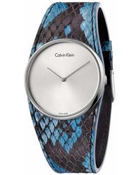 Calvin Klein Horloges - - Dames - Blauw