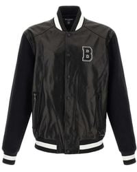 Balmain - Varsity Bomber Jacket - Lyst