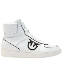 Prada High-Top-Sneakers mit Logo Damen Schuhe Sneaker Hoch Geschnittene Sneaker 