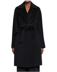 Max Mara - Jassen ,Zwart ,Wol Scire Coat - Lyst