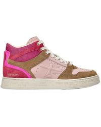 Premiata Andere materialien sneakers in Pink Damen Schuhe Sneaker Niedrig Geschnittene Sneaker 