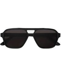 Retrosuperfuture - Zeitlose Schwarze Sonnenbrille Mit Zeiss Gläsern - Lyst