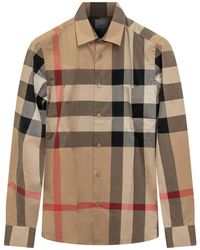 Burberry - Summerton Long Sleeve Shirt - Lyst