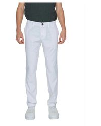 ARMANI EXCHANGE - Broeken ,Wit ,Witte Trendy Broek - Lyst