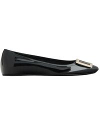 Roger Vivier - Patent Leather Ballet Flats - Lyst