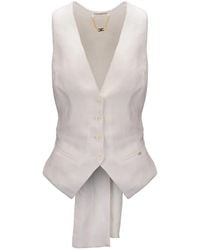 Elisabetta Franchi - Vests - Lyst