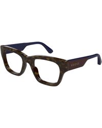 Gucci - Quadratische Optische Fassung - Lyst