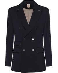 Max Mara - Jassen ,Blauw ,Wol Blazers - Lyst