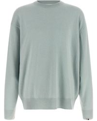 Extreme Cashmere - Truien & Vesten ,Blauw ,Kasjmier N°476 April Ronde Hals Trui - Lyst