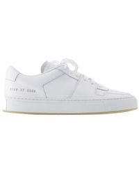 Common Projects - Sneakers in pelle bianca - punta rotonda - Lyst