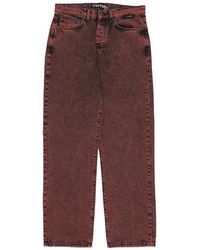 Iuter - Jeans ,Rood ,Denim Losse Denim Broek Baksteen - Lyst
