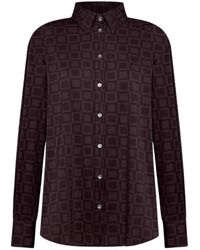 Rrd - Overhemden ,Paars ,Dori Boyfriend Shirt - Lyst