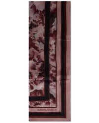Alberta Ferretti - Eleganter Schal Mit Blumenmuster - Lyst