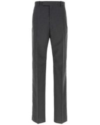 Jil Sander - Broeken ,Grijs ,Wol Tailored Broeken - Lyst