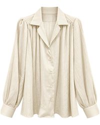 MARSĒM - Vloeiend Viscose Shirt - Lyst