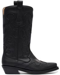 Ganni - Cowboy & Biker Boots - Lyst
