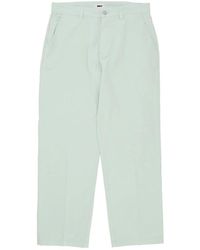 Obey - Broeken ,Groen ,Katoen Katoenen Twill Timmerman Broek - Lyst