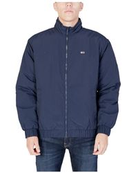 Tommy Hilfiger - Jassen ,Blauw ,Nylon Down Jassen - Lyst