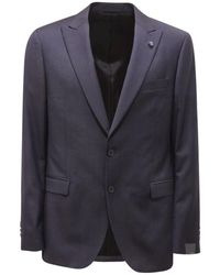 Lardini - Wollanzug Mit Weste Und Jacke - Lyst