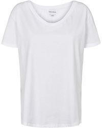 American Dreams - Tops ,Wit ,Katoen Ad 1283-W Love Me Or Leave Me T-Shirt - Lyst