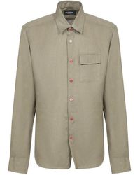 Kiton - Bruin Overhemd - Lyst