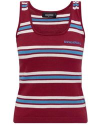 DSquared² - Sleeveless Tops - Lyst