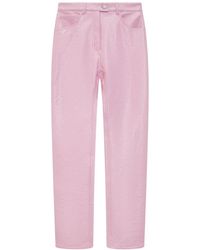 Courreges - Pantalones de vinilo - estilosos y a la moda - Lyst