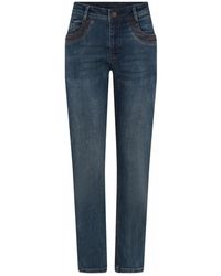 Cro - Jeans ,Blauw ,Denim Slim Bottom Up Denim Jeans Blauw - Lyst