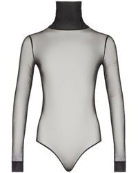 Maison Margiela - Sheer Bodysuit - Lyst