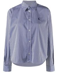 Polo Ralph Lauren - Gestreept Klassiek Kraag Button-Up Overhemd - Lyst