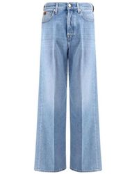 Jacob Cohen - Moderne Wide Leg Jeans Met Vijf Zakken - Lyst