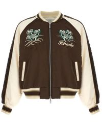 Rhude - 'Crepe Satin Souvenir' Bomber chaqueta - Lyst