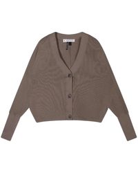 10Days - Truien & Vesten ,Bruin ,Katoen Cardigan Met V-Hals - Lyst