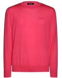 DSquared² - Round-Neck Knitwear - Lyst