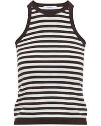 Max Mara - Tops ,Veelkleurig ,Katoen Bruine Top Voor Vrouwen - Lyst
