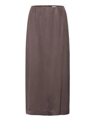 Ichi - Rokken ,Bruin ,Midi Rok - Lyst