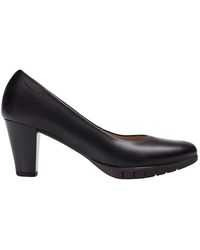 Wonders - Schoenen ,Zwart ,Leer Zwarte Leren Hoge Hakken - Lyst