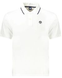 North Sails - Tops ,Wit ,Katoen Klassiek Passend Poloshirt - Lyst
