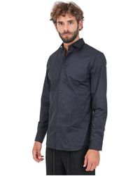SELECTED - Schwarzes hemd klassischer kragen - Lyst