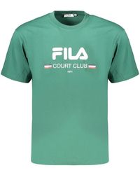 Fila - T-Shirt Met Korte Mouwen - Lyst