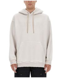 MSGM - Klassischer baumwoll-hoodie für männer - Lyst