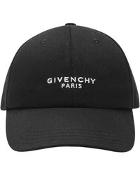 Givenchy - Accessoires ,Zwart ,Katoen Pet Met Logo - Lyst