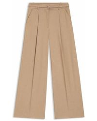 HUGO - Broeken ,Bruin ,Polyester Hawelsa Broeken - Lyst
