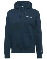Champion - Hoodies & Sweatvesten ,Blauw ,Katoen Hoodies - Lyst