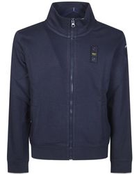 Blauer - Hoodies & Sweatvesten ,Blauw ,Felpa Full Zip - Lyst