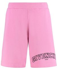 Givenchy - Lässige Baumwollshorts Mit Taschen - Lyst