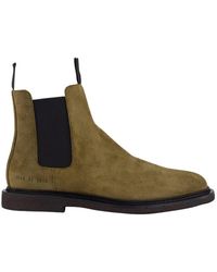 Common Projects - Chelsea Boots Aus Gewachstem Wildleder - Lyst